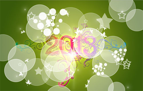 Créer une carte de vœux 2013 avec Photoshop