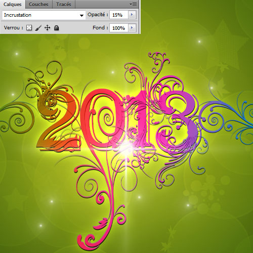 Créer une carte de vœux 2013 avec Photoshop