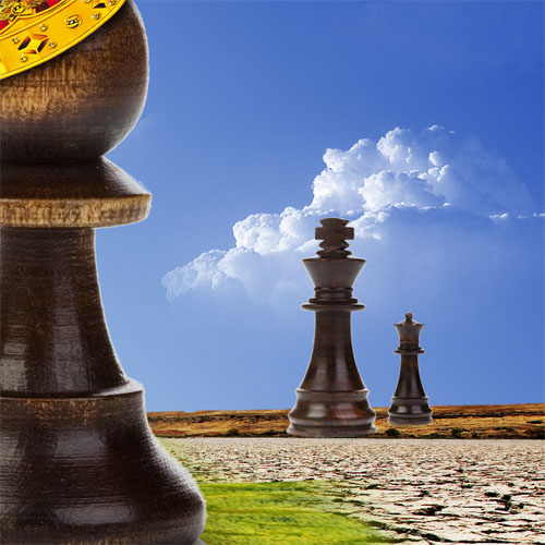 Photomontage Chess Master avec Photoshop