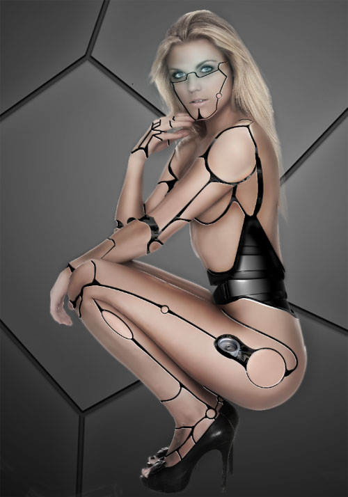 Transformer un model en cyborg avec Photoshop