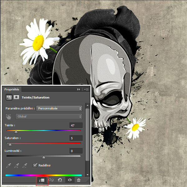 Skull Design Art Avec Photoshop
