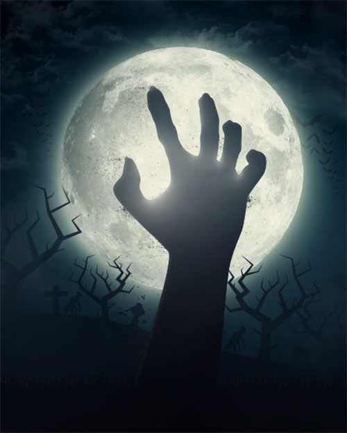 Formation photoshop halloween Zombie le retour des morts vivant avec Photoshop