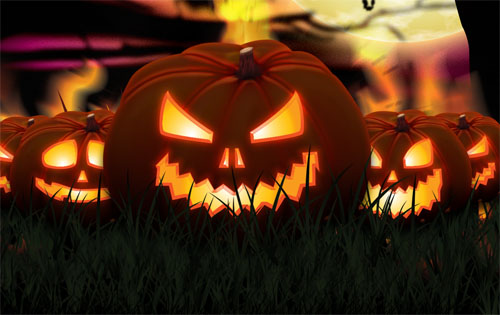Créer un design pour Halloween avec Photoshop, les citrouilles de l’enfer