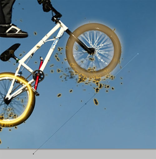 De la retouche et trucage photo Poster BMX Freestyle avec Photoshop