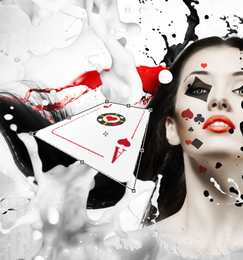 Montage photo Tutoriel pour créer un montage photo Poker girl avec photoshop