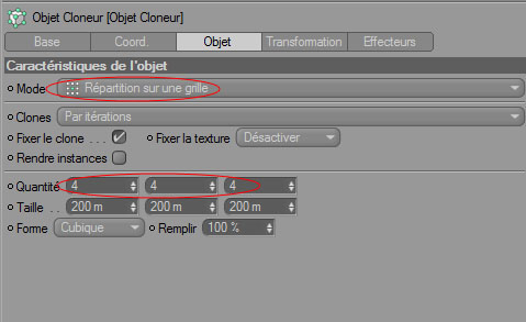 Tuto cinema 4D tuto photoshop Utiliser L’objet cloneur de Cinema 4D pour créer un abstrait avec Photoshop