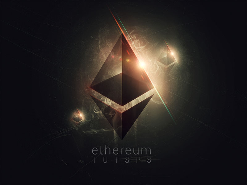 Affiche Ethereum avec Photoshop