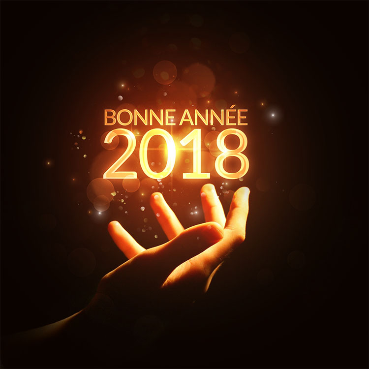 Photo montage Bonne Année 2018