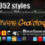 352 styles de calque pour Photoshop